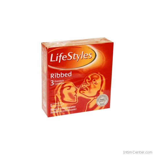 LifeStyles Ribbed, bordázott óvszer 3 db LifeStyles Ribbed, bordázott óvszer 3 db
