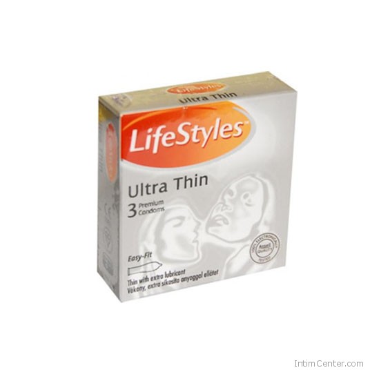 LifeStyles Ultra Thin óvszer, 3 db LifeStyles Ultra Thin óvszer, 3 db