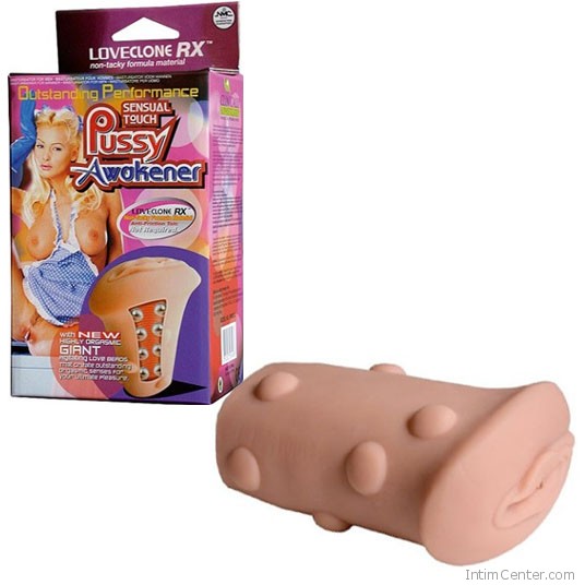 Pussy Awakener, élethű anyagú maszturbátor masszázsgolyókkal Pussy Awakener, élethű anyagú maszturbátor masszázsgolyókkal