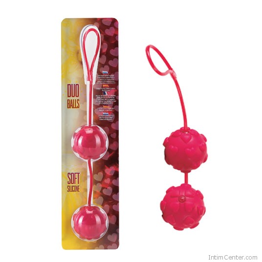Duo Balls szívecskés gésagolyó