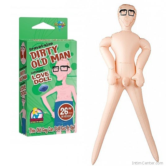 Mini Dirty Old Man szexbaba, annak, aki az öreg pasikara izgul