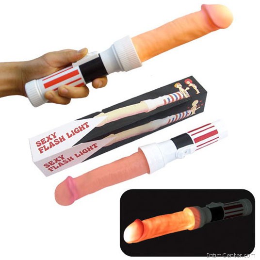 Pénisz alakú férfi zseblámpa