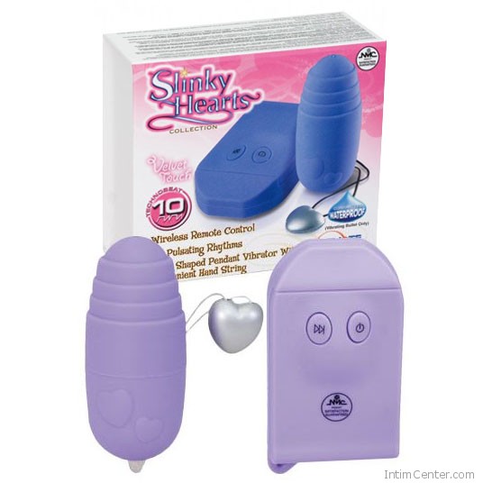 Vezeték nélküli, vibrátoros tojás szivecske mintával