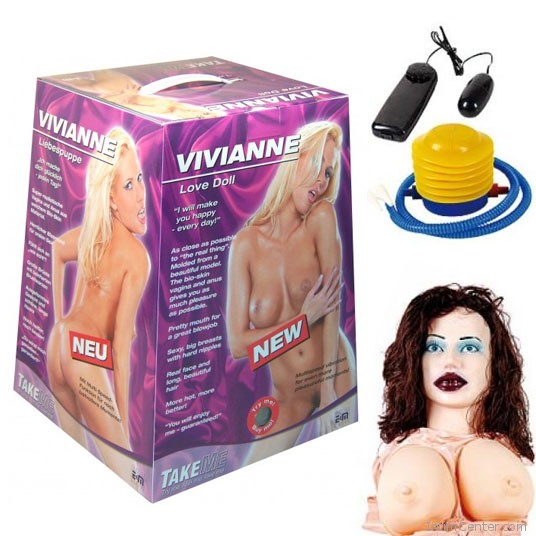 Vivianne realisztikus kéjnyílásokkal rendelkező szexbaba