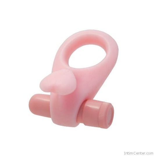 Ree szilikon vibráló gyűrű, szívecskés csikló izgatóval