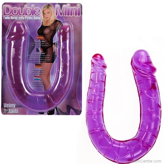Double Mini, dupla zselés hajlított pénisz