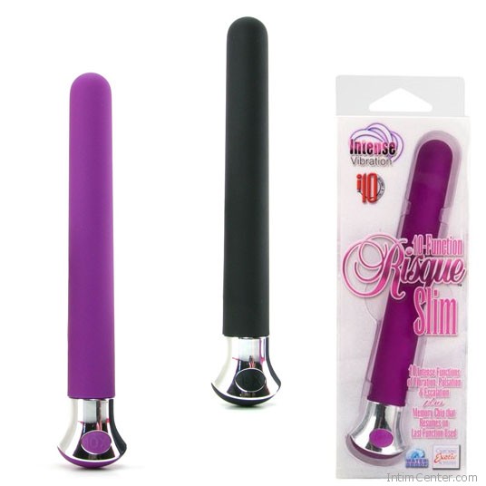 10 funkciós Risque elegánsan vékony, vízálló rúdvibrátor 10 funkciós Risque elegánsan vékony, vízálló rúdvibrátor