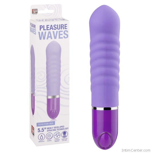 Bordázott és szélesedő szilikon vibrátor, 14 cm Bordázott és szélesedő szilikon vibrátor, 14 cm