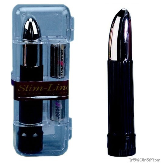 Fekete és ezüst rúdvibrátor, elemmel Fekete és ezüst rúdvibrátor, elemmel