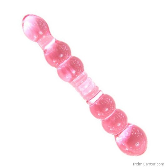 Kétvégű üveg dildó Kétvégű üveg dildó