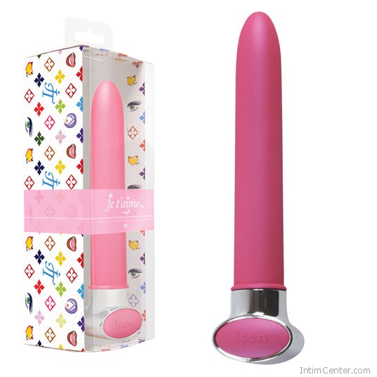 Öt funkciós Je t’aime rózsaszín rúdvibrátor, 20 cm Öt funkciós Je t’aime rózsaszín rúdvibrátor, 20 cm