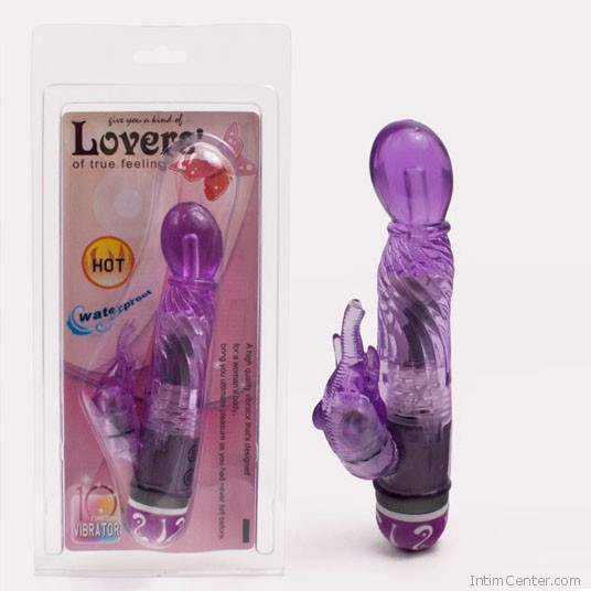 Zselés gömbfejű vibrátor elefánt alakú klitoriszizgatóval Zselés gömbfejű vibrátor elefánt alakú klitoriszizgatóval