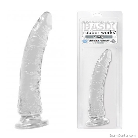 Átlátszó realisztikus műpénisz 17,8 cm Átlátszó realisztikus műpénisz 17,8 cm