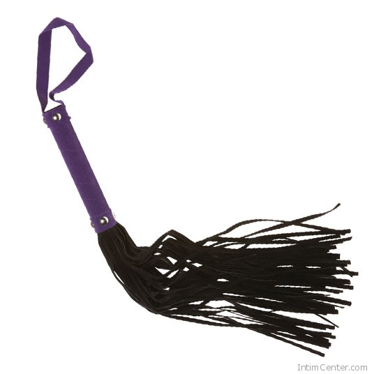 Valúr korbács, lila szexi fogantyúval Valúr korbács, lila szexi fogantyúval