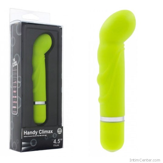 Kézbe illő, g-pontos vibrátor, Handy Climax, 11 cm