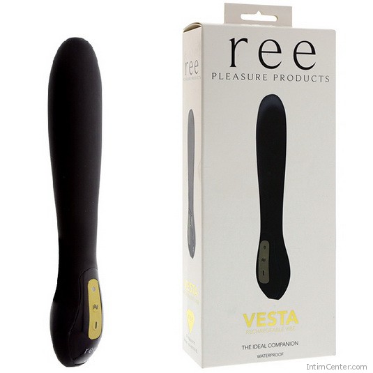 Vibrátor, tölthető szilikonos Ree Vesta
