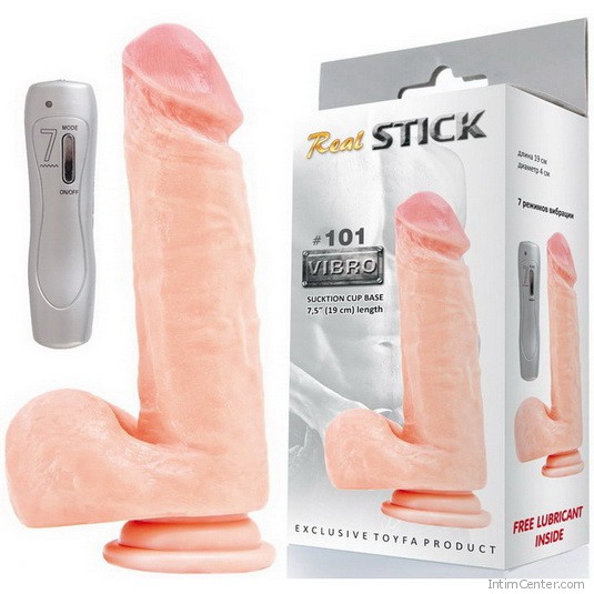 Realisztikus vibrátor, letapasztható távirányítós 19 cm Realisztikus vibrátor, letapasztható távirányítós 19 cm