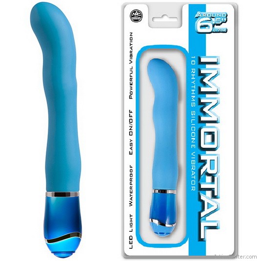 Szilikon vízálló vibrátor Immortal 15 cm Szilikon vízálló vibrátor Immortal 15 cm