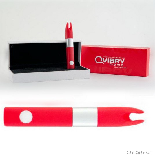 Pendrive csiklóizgató vibrátor Qvibry memo 4 GB USB