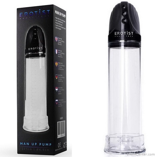 Elektromos péniszpumpa USB tölthető akkumulátorral, Erotist Elektromos péniszpumpa USB tölthető akkumulátorral, Erotist